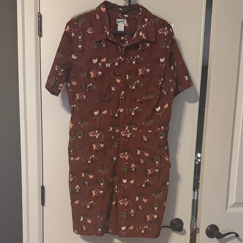 Duluth Trading heirloom gardening shortalls